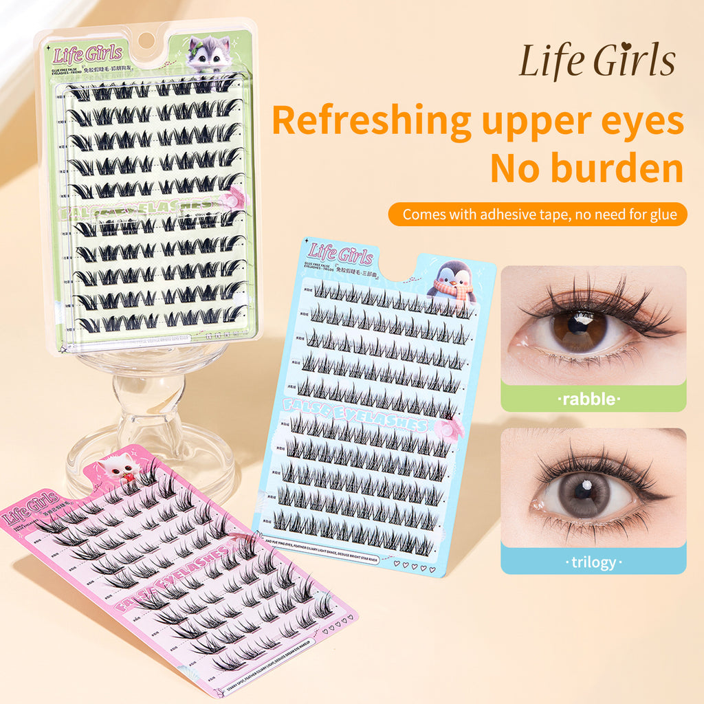 Glue-Free Eyelashes - Synthetic Lashes