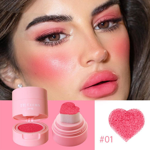 6 Color Love Air Cushion Blusher Seal Repair Liquid Blush