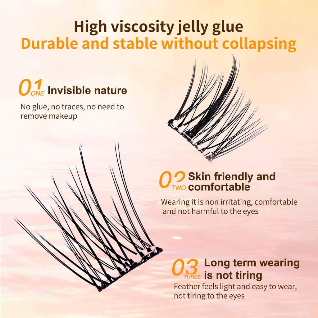 Glue-Free Eyelashes - Synthetic Lashes